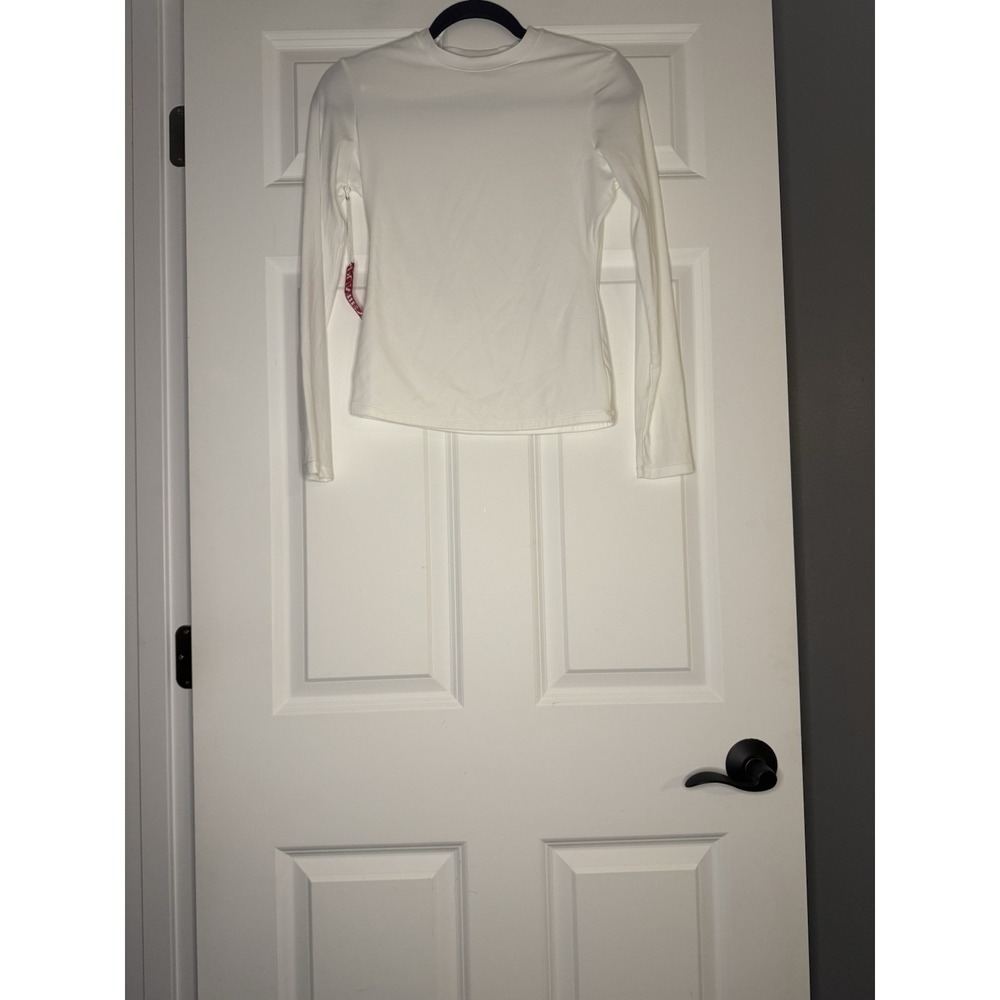 Pumiey Long Sleeve Top Small White Nwt